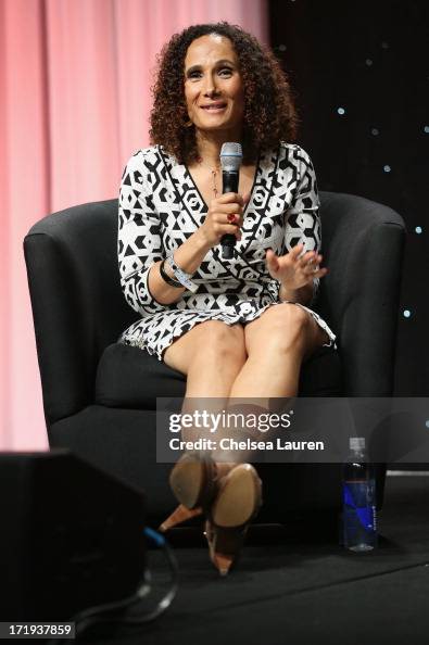Tricia Roe Professor Tricia Rose speaks at the BET Revealed Seminars during the ...