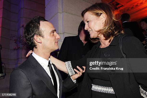 Anatole Taubmann Und Suzanne Von Borsody Bei Der Ard Blue Hour Opening Party Im Museum Für Kommunikation In Berlin