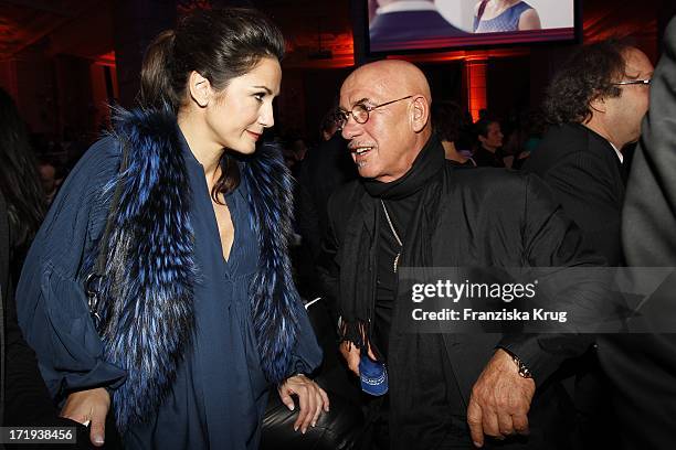 Mariella Gräfin Von Faber Castell Und Otto W. Retzer Bei Der Ard Blue Hour Opening Party Im Museum Für Kommunikation In Berlin