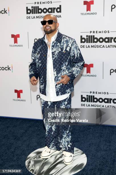Sean Paul attends the 2023 Billboard Latin Music Awards at Watsco Center on October 05, 2023 in Coral Gables, Florida.