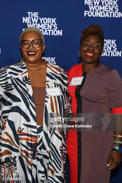 Alisha Gordon and Kerry-Ann Henry attend Guastavino's on October 04, 2023 in New York City.