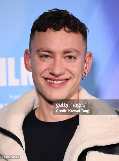 Olly Alexander attends the "Bonus Track" premiere during the 67th BFI London Film Festival at the Vue West End on October 05, 2023 in London, England.