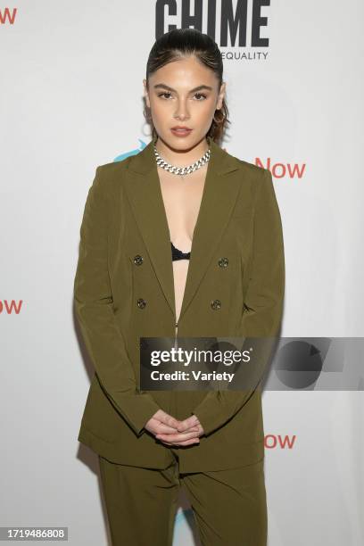 Destiny Rogers at the Make Equality Reality Gala hosted by Equality Now on October 11, 2023 in New York City, New York.