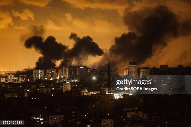 Smoke rises following Israeli strikes in Gaza. On Oct 7, the Palestinian militant group Hamas launched a surprise attack in Israel. Following that...