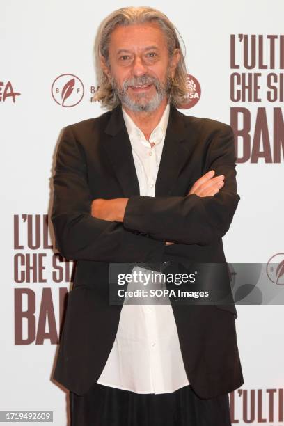 Roberto Pischiutta, well known as Pivio attends the red carpet of the movie La prima volta che siamo stati bambini premiere at The Space Cinema...