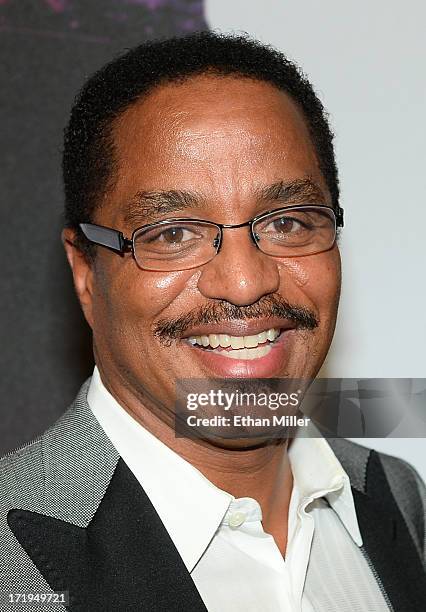 Musician Marlon Jackson arrives at the world premiere of "Michael Jackson ONE by Cirque du Soleil" at THEhotel at Mandalay Bay on June 29, 2013 in...