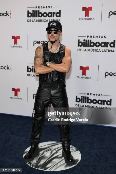 Yandel attends the 2023 Billboard Latin Music Awards at Watsco Center on October 05, 2023 in Coral Gables, Florida.