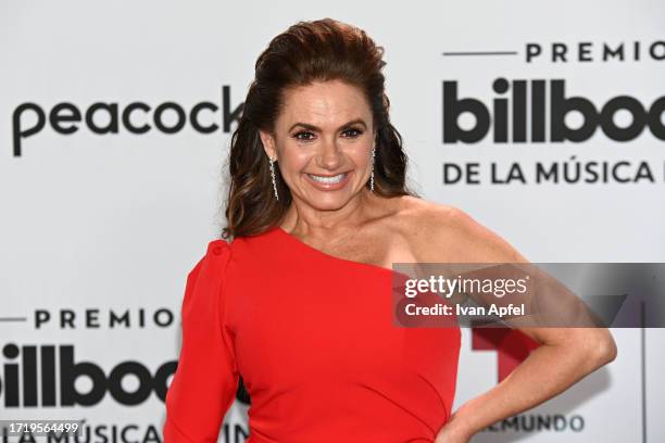 Penelope Menchaca attends the 2023 Billboard Latin Music Awards at Watsco Center on October 05, 2023 in Coral Gables, Florida.