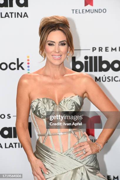 Jacky Bracamontes attends the 2023 Billboard Latin Music Awards at Watsco Center on October 05, 2023 in Coral Gables, Florida.