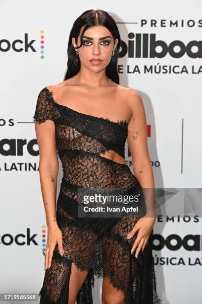 Paula Cendejas attends the 2023 Billboard Latin Music Awards at Watsco Center on October 05, 2023 in Coral Gables, Florida.