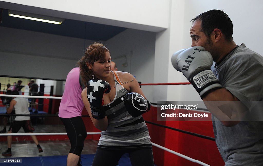 Spanish Women Take Up The Traditionally Male Sport Of Boxing