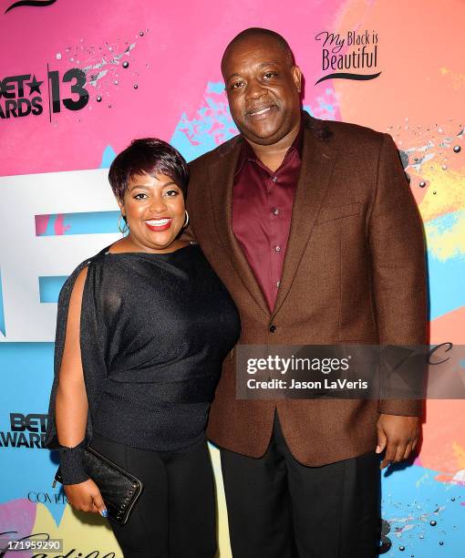 Sherri Shepherd and husband Lamar 'Sal' Sally attend Debra L. Lee's 7th annual VIP pre BET dinner event at Milk Studios on June 29, 2013 in Los...