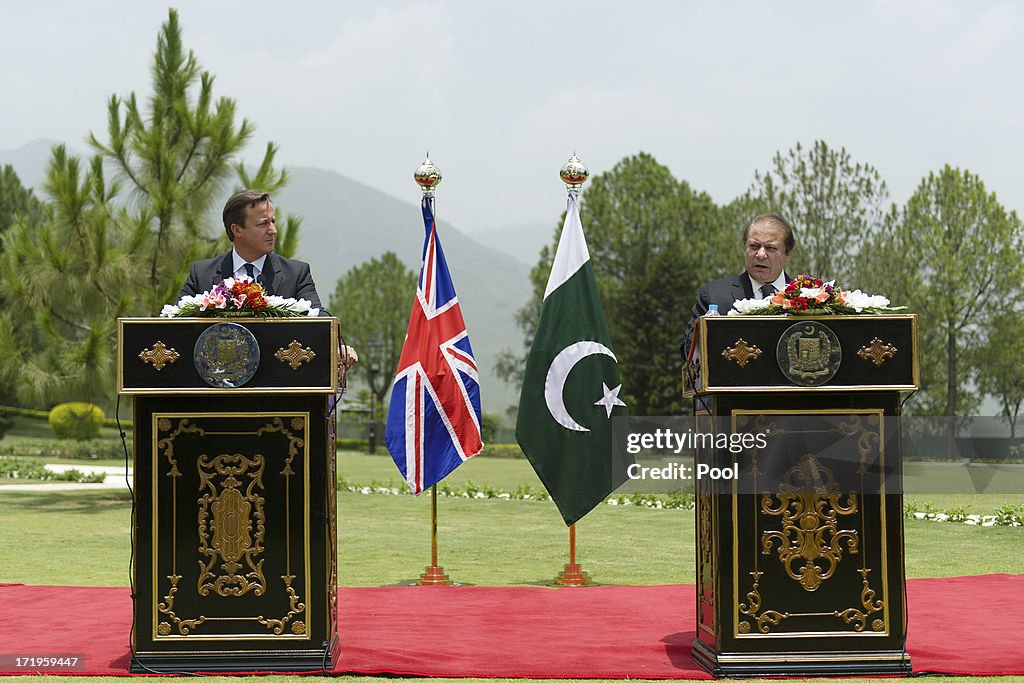 British Prime Minister David Cameron Visits Pakistan