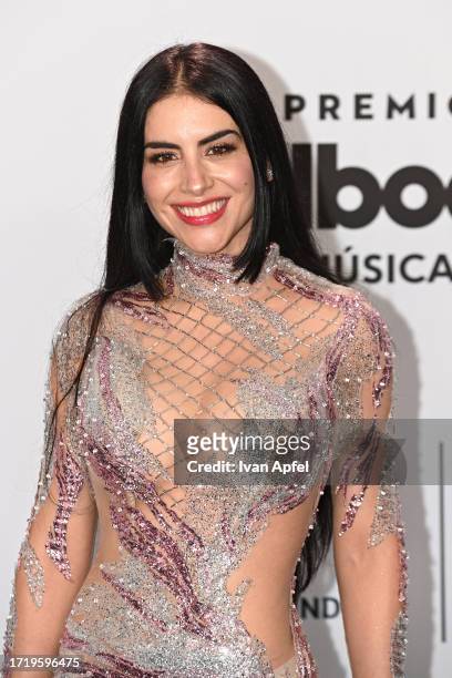 Jessica Cediel attends the 2023 Billboard Latin Music Awards at Watsco Center on October 05, 2023 in Coral Gables, Florida.