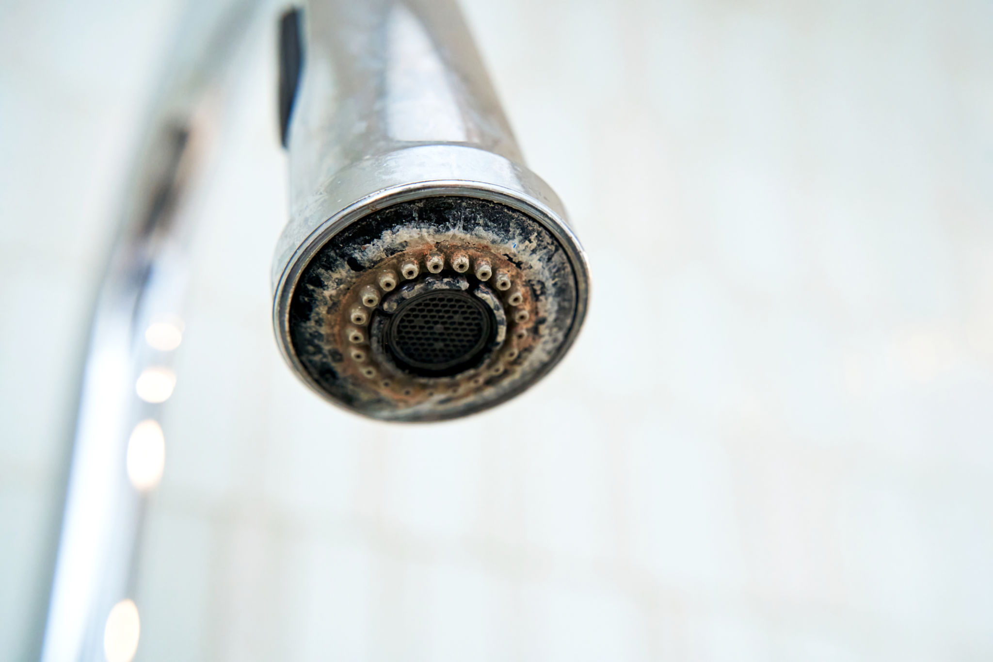 hard water stains