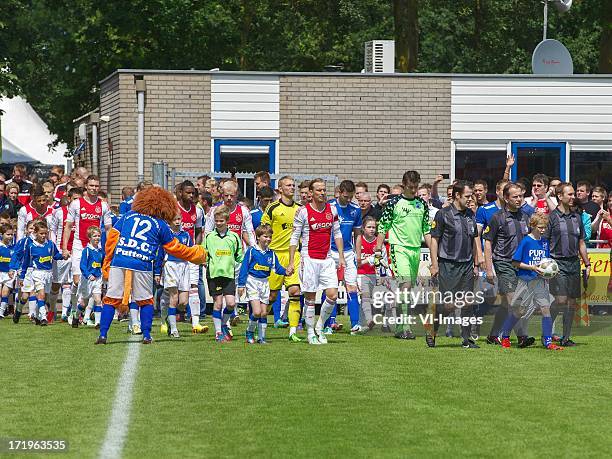 Opkomst Ajax during the pre season friendly match between SDC Putten and Ajax on June 29, 2013 in Putten, The Netherlands.
