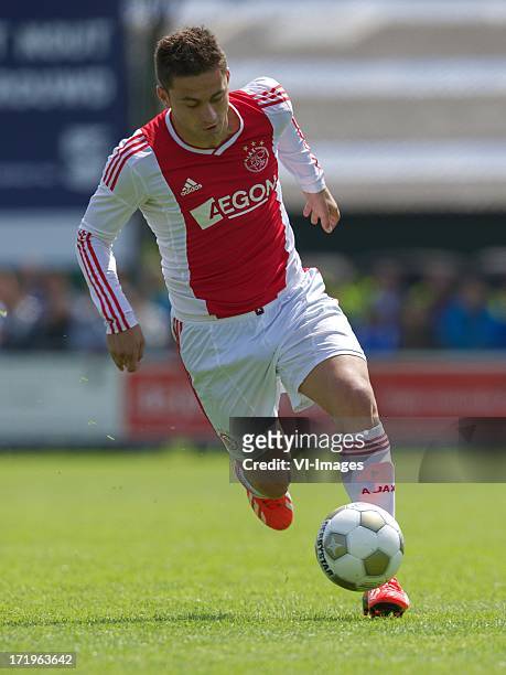 Dejan Meleg of Ajax during the pre season friendly match between SDC Putten and Ajax on June 29, 2013 in Putten, The Netherlands.