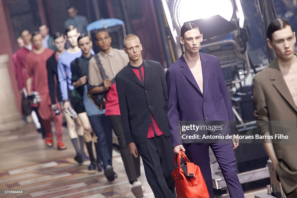 Lanvin : Runway - Paris Fashion Week - Menswear S/S 2014