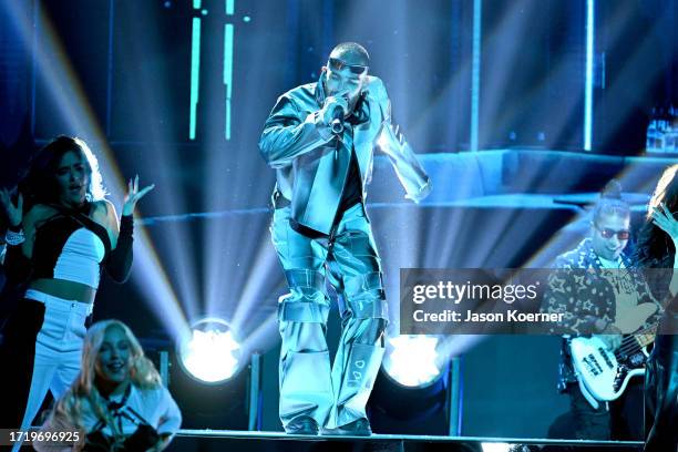 Manuel Turizo performs onstage during the 2023 Billboard Latin Music Awards at Watsco Center on October 05, 2023 in Coral Gables, Florida.