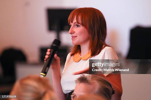 General view of 'Brigitte Live: Frauen waehlen' forum at Guerzenich on June 30, 2013 in Cologne, Germany.