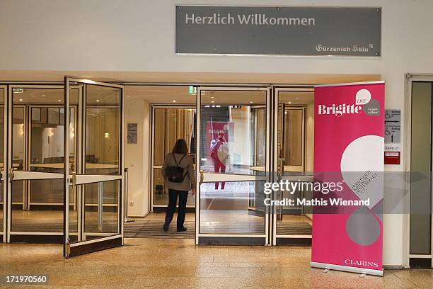 General view of 'Brigitte Live: Frauen waehlen' forum at Guerzenich on June 30, 2013 in Cologne, Germany.