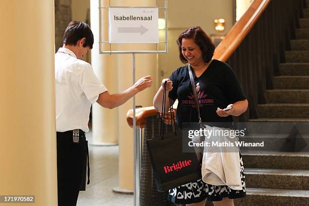 General view of 'Brigitte Live: Frauen waehlen' forum at Guerzenich on June 30, 2013 in Cologne, Germany.