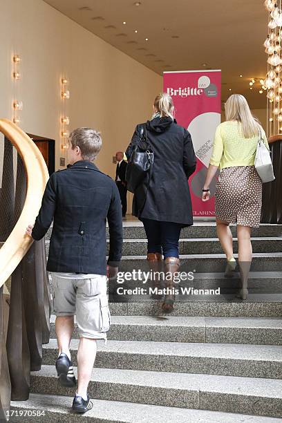 General view of 'Brigitte Live: Frauen waehlen' forum at Guerzenich on June 30, 2013 in Cologne, Germany.