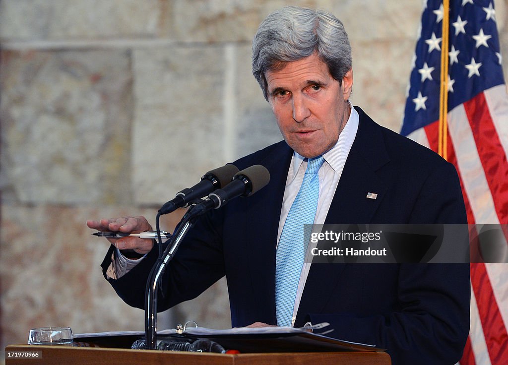 U.S. Secretary of State John Kerry Meets With Middle East Leaders