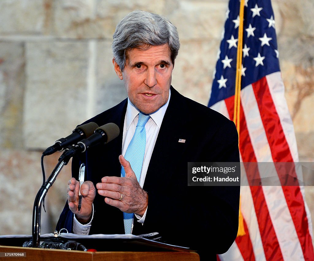 U.S. Secretary of State John Kerry Meets With Middle East Leaders