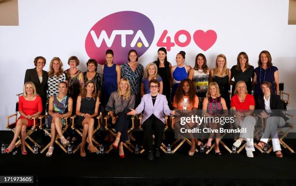 Former and current World Number One Mary Carillo, Arantxa Sanchez-Vicario, Margaret Court, Evonne Goolagong-Cawley, Ana Ivanovic, Lindsay Davenport,...