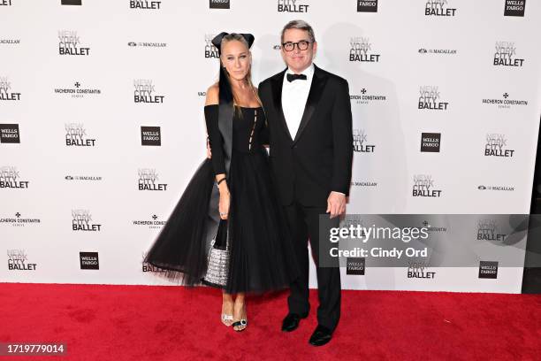 Sarah Jessica Parker and Matthew Broderick attend the New York City Ballet 2023 Fall Fashion Gala at David H. Koch Theater, Lincoln Center on October...