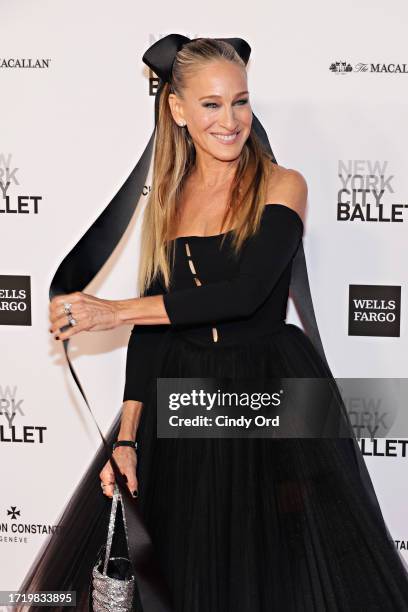 Sarah Jessica Parker attends the New York City Ballet 2023 Fall Fashion Gala at David H. Koch Theater, Lincoln Center on October 05, 2023 in New York...