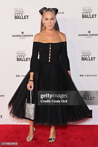 Sarah Jessica Parker attends the New York City Ballet 2023 Fall Fashion Gala at David H. Koch Theater, Lincoln Center on October 05, 2023 in New York...