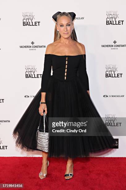 Sarah Jessica Parker attends the New York City Ballet 2023 Fall Fashion Gala at David H. Koch Theater, Lincoln Center on October 05, 2023 in New York...