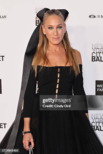 Sarah Jessica Parker attends the New York City Ballet 2023 Fall Fashion Gala at David H. Koch Theater, Lincoln Center on October 05, 2023 in New York...