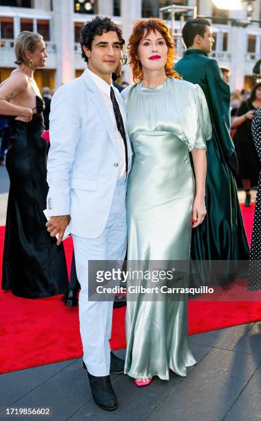 Fashion designer Zac Posen and actress Molly Ringwald are seen arriving to The New York City Ballet's 2023 Fall Gala Celebrating the 75th New York...