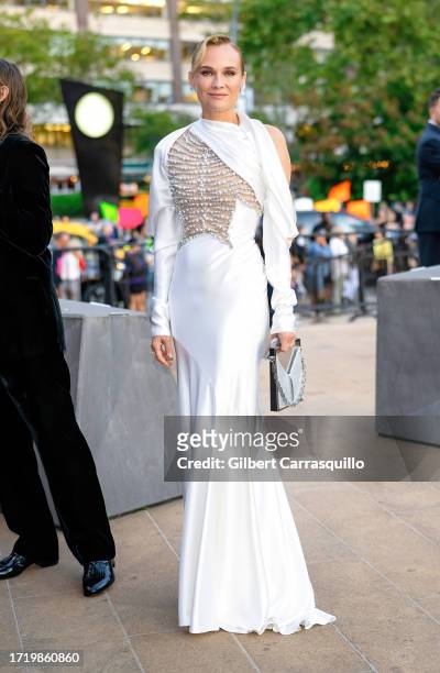 Actress Diane Kruger is seen arriving to The New York City Ballet's 2023 Fall Gala Celebrating the 75th New York City Ballet Anniversary Season at...