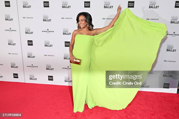 Ariana DeBose attends the New York City Ballet 2023 Fall Fashion Gala at David H. Koch Theater, Lincoln Center on October 05, 2023 in New York City.