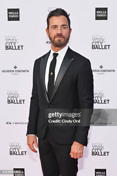 Justin Theroux attends the New York City Ballet 2023 Fall Fashion Gala at David H. Koch Theater, Lincoln Center on October 05, 2023 in New York City.