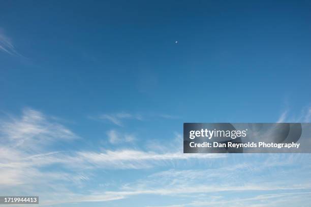 sky clouds typologies color hues - blue morning glory stock pictures, royalty-free photos & images