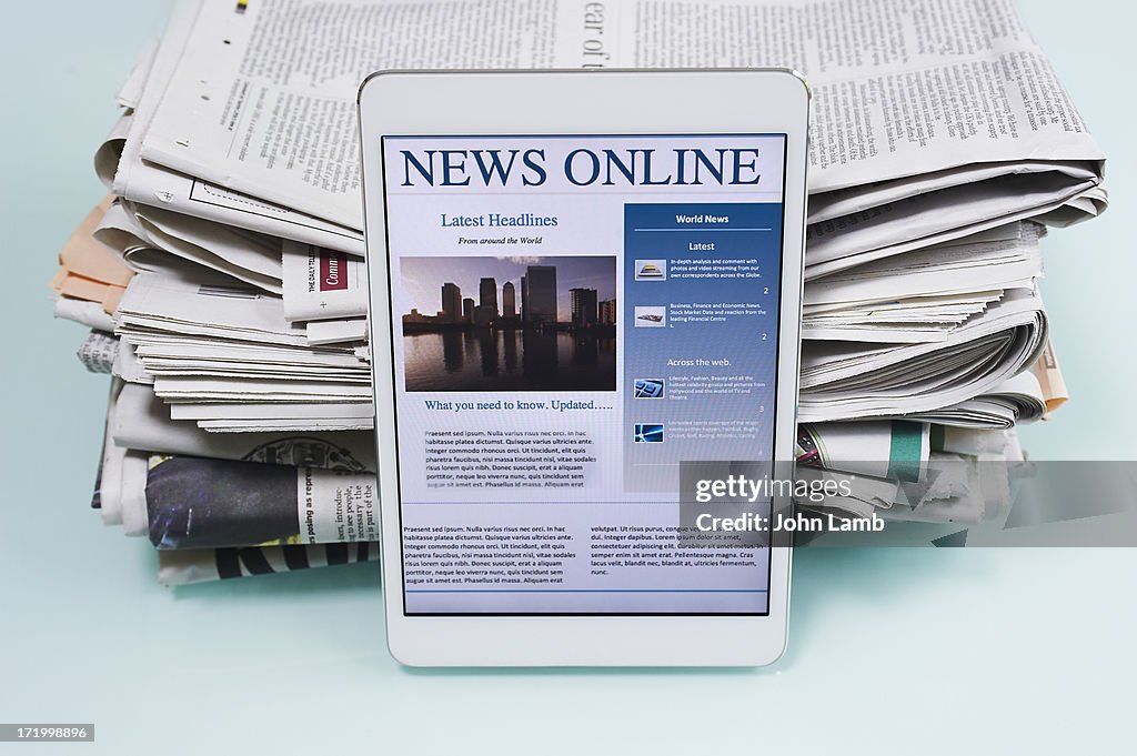 Digital newsprint