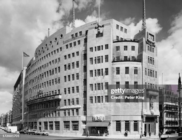 Broadcasting House, Portland Place, London, August 1961.