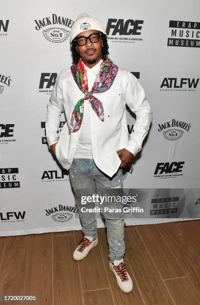Honoree T.I. Attends Iconic Trap Music five year anniversary event featuring Dope Boy Fresh during Atlanta Fashion Week at Tesserae at Thompson...