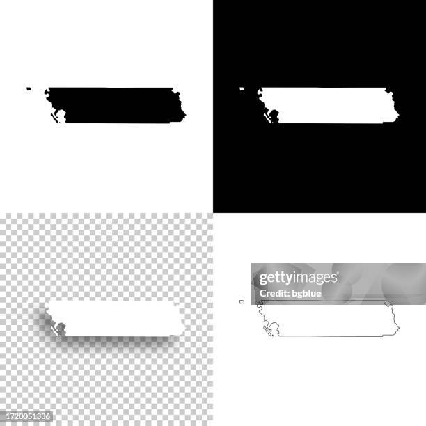 whatcom county, washington. maps for design. blank, white and black backgrounds - bellingham washington state stock illustrations