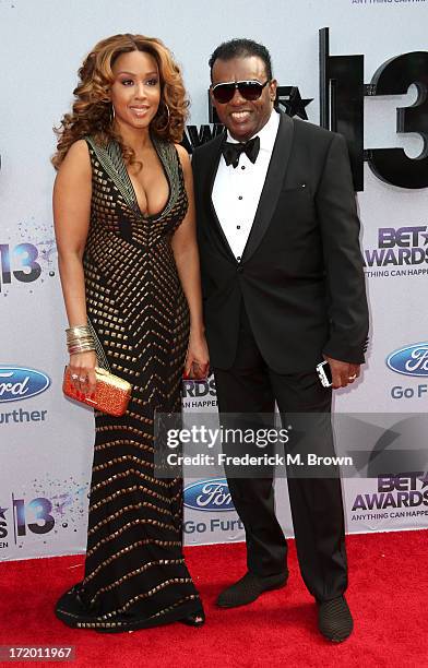 Musician Ronald Isley and Kandy Isley attend the 2013 BET Awards at Nokia Theatre L.A. Live on June 30, 2013 in Los Angeles, California.