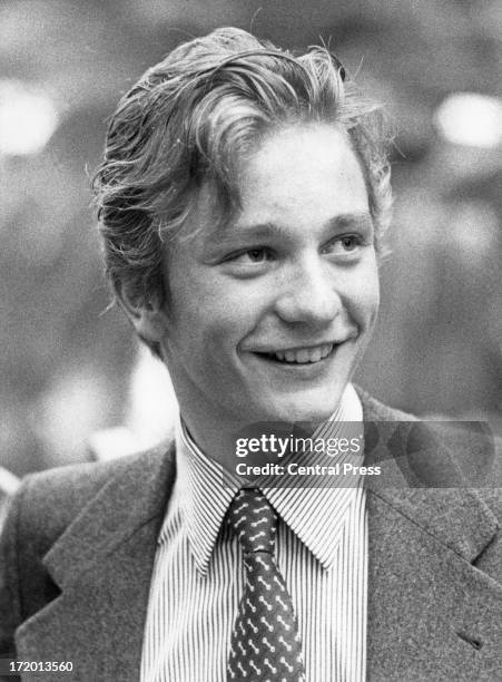 The youngest child of Prince Albert of Belgium, later King Albert II of Belgium and Princess Paola of Belgium, Prince Laurent of Belgium, 13th June...