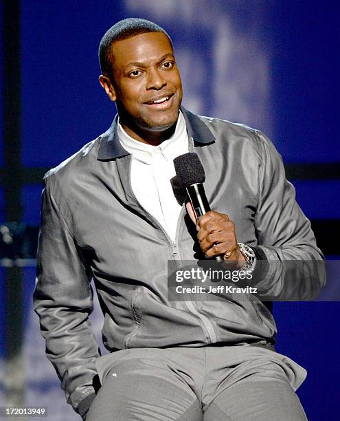 Chris Tucker onstage during the 2013 BET Awards at Nokia Theatre L.A. Live on June 30, 2013 in Los Angeles, California.