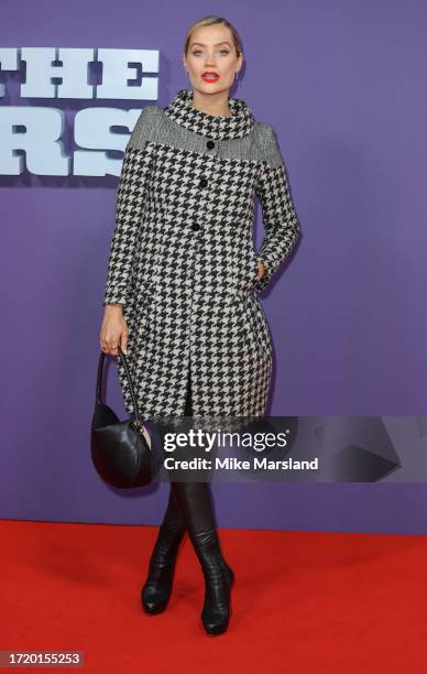 Laura Whitmore attends "The Bikeriders" Headline Gala premiere during the 67th BFI London Film Festival at The Royal Festival Hall on October 05,...