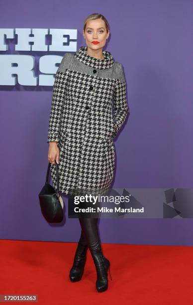 Laura Whitmore attends "The Bikeriders" Headline Gala premiere during the 67th BFI London Film Festival at The Royal Festival Hall on October 05,...