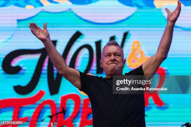 Jimmy Barnes performs at 'Now & Forever' at Shepparton Showgrounds on October 06, 2023 in Shepparton, Australia. An Artist and First Nations-led...